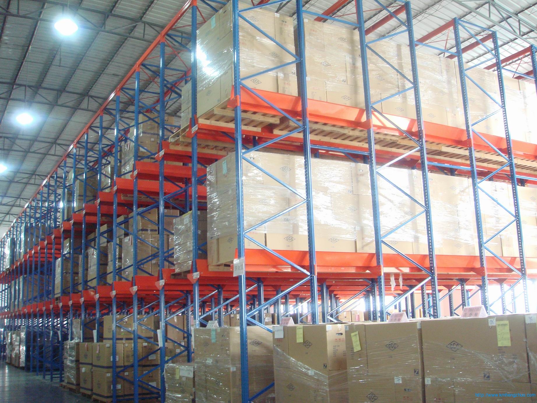 HZ-798型通廊式貨架 通廊式倉庫貨架應用案例 HZ-798型通廊式貨架 通廊式倉庫貨架應用案例